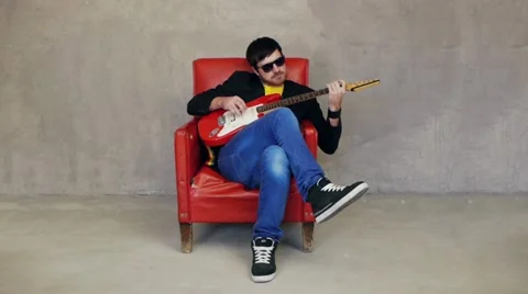 Guitarist Stock Footage 12366973