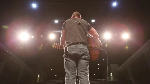 Guitarist Live Performance Stock Footage 79835372