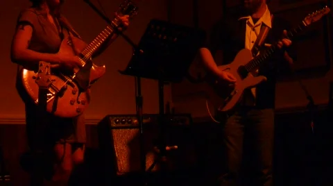 Guitarists Stock Footage 713404