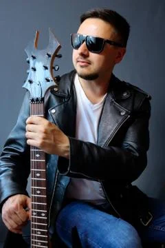 Guitarplayer Stock Photos