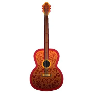 Guitarron Illustrazione stock