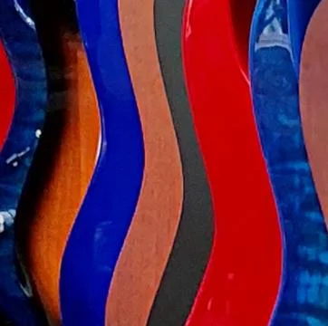 Guitars Abstraction Stock Photos