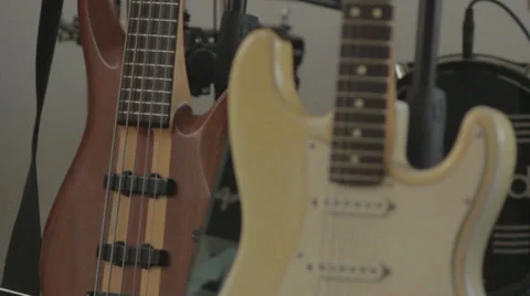Guitars and drums Video stock 32169123