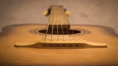 Guitar's Bridge Stock Photos
