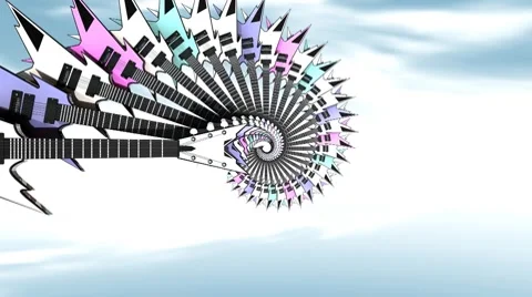 Guitars (HD+Alpha) Video stock 7220188
