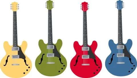 Guitars Stock Illustration