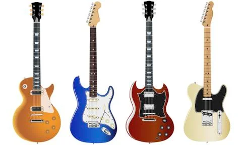 Guitars Stock Illustration