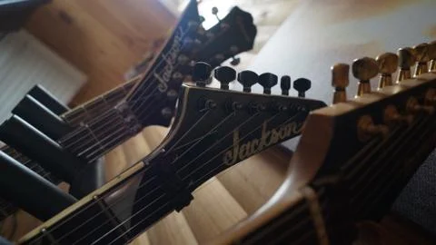 Guitars with sunlight Foto stock