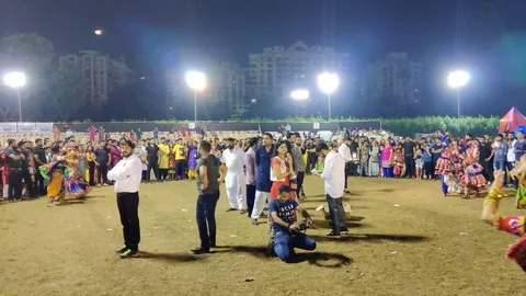 Gujarati dance Stock Footage 118778315