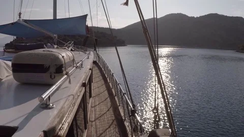 On a Gulet Turkey 2 Stockbeeldmateriaal 82955231