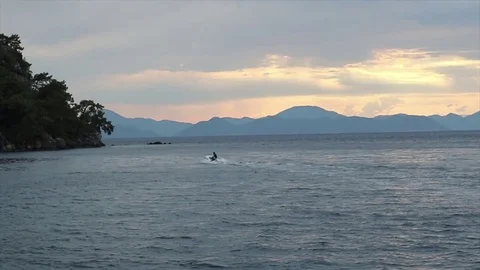 On a Gulet Turkey 8 evening Stockbeeldmateriaal 82955719