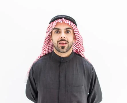 Gulf Arabic man portrait Stock Photos
