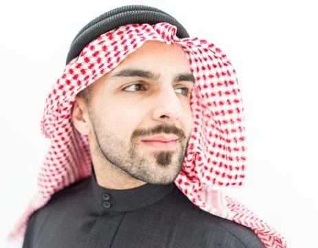 Gulf Arabic man portrait Stock Photos