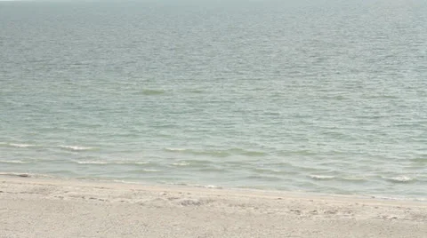Gulf beach seashore waves - Treasure island Florida Stock Footage 23729916