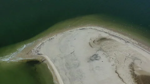 Gulf Coast Beach Drone 스톡 동영상 218412780