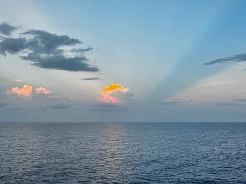 Gulf of Mexico Clouds Stock Photos