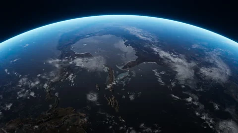 Gulf of Mexico from space Video stock 149778345
