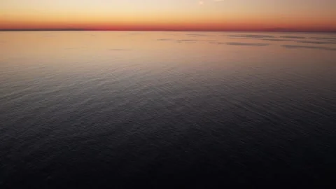 Gulf of mexico at sunset Stock Footage 228707838