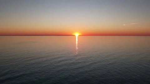 Gulf of mexico at sunset Stock Footage 228707846