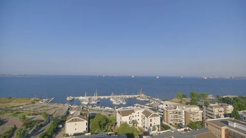 Gulf panoramic view Stock Footage 71649804