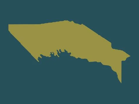 Gulf, Papua New Guinea. Solid color shape イラスト素材
