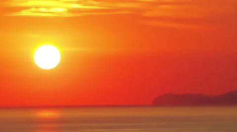 Gulf sunset Video stock 40706654