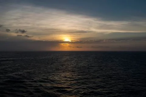 Gulf sunset Stock Photos