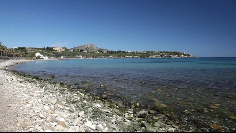 Gulf of Trabia Sicily Stock Footage 89280827