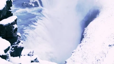 Gulfoss falls Stock Footage 143027298