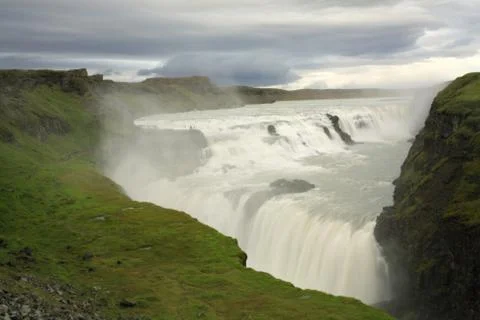 Gulfoss waterfall Stock Photos