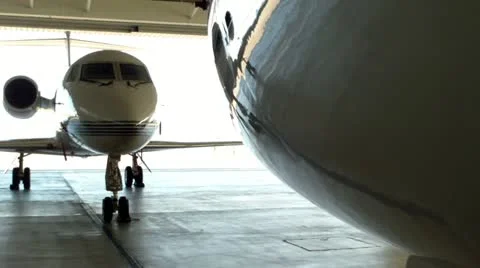 Gulfstream In Hangar 1 動画素材 13266224