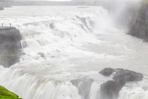 Gullfoss, a beautiful waterfall Foto stock