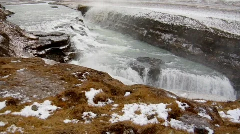 Gullfoss Stock Footage 490347