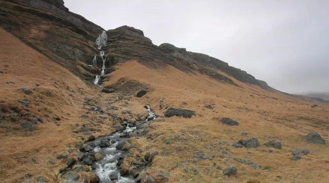 Gullfoss waterfall Video stock 698327
