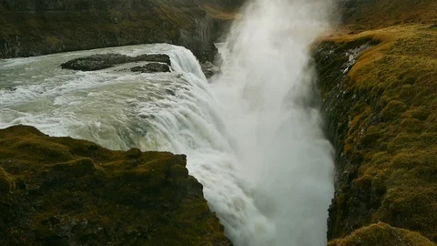 Gullfoss waterfall Stock Footage 127203628