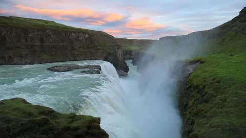	Gullfoss Waterfall Stock Footage 154063073