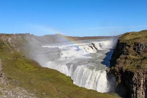 Gullfoss Waterfall - Iceland Stock Photos