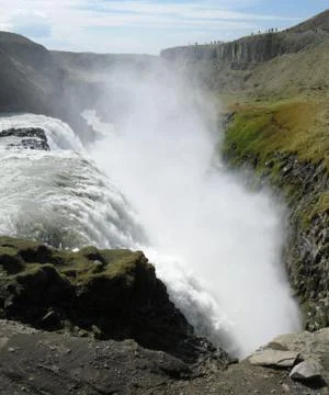 Gullfoss waterfall Stock Photos