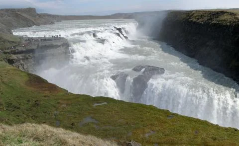 Gullfoss waterfall Stock Photos