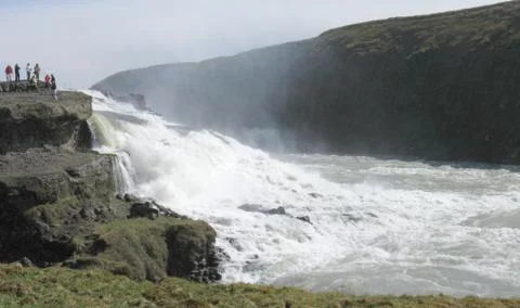 Gullfoss waterfall Stock Photos
