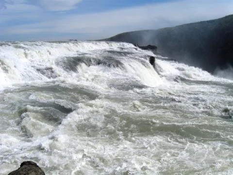 Gullfoss waterfall Stock Photos