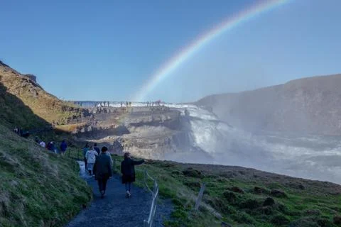 Gullfoss waterfall Foto stock