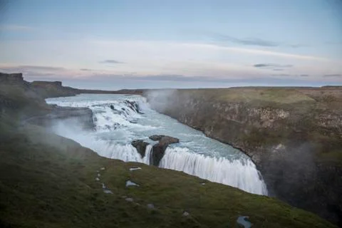The Gullfoss waterfall Stock Photos