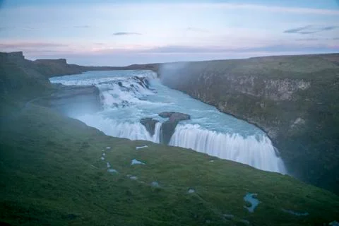 The Gullfoss waterfall Stock Photos