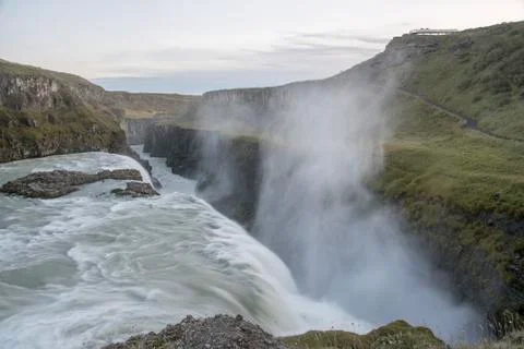 The Gullfoss waterfall Stock Photos