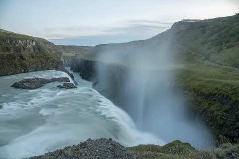 The Gullfoss waterfall Stock Photos