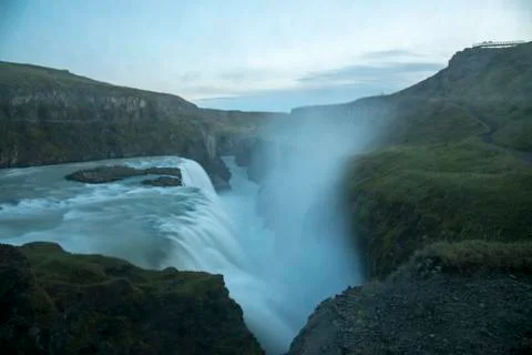 The Gullfoss waterfall Stock Photos