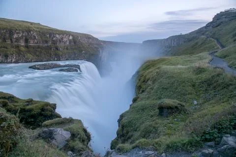 The Gullfoss waterfall Stock Photos