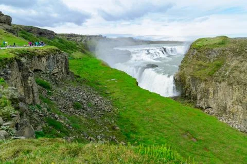 The Gullfoss waterfall Stock Photos