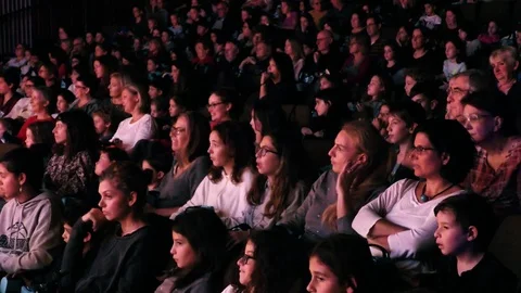Gulliver, world premiere of a play featuring stage performance and AR technology Stock Footage 83524029